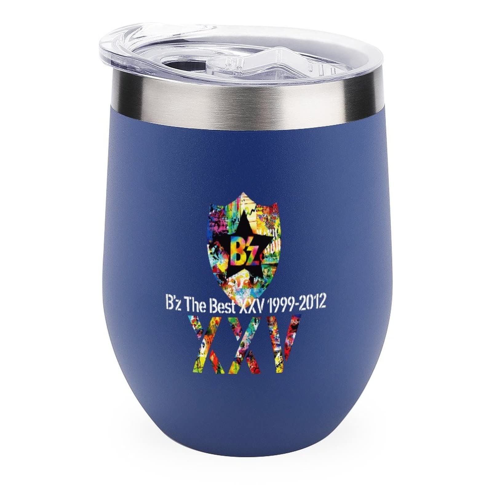 Amazon | ワインタンブラー 蓋付き 真空断熱 B'z ロックバンド 350ml