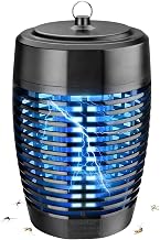 Lampe Anti-Moustiques, Destructeur d'Insectes Électrique avec Lumière UV et Tue-Mouches pour Intérieur, Efficace sur 60 m², Piège Électrique pour Insectes Volants