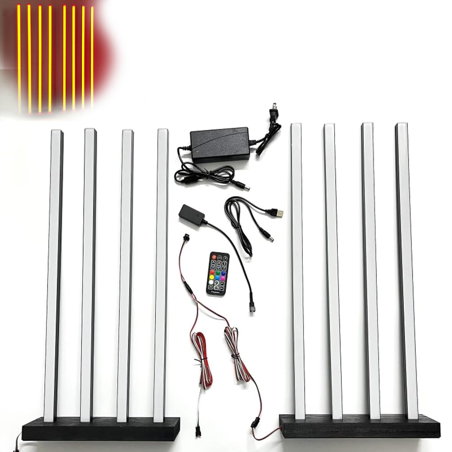Rgb-sound-pickup-spektrum-lampe, Led-musikspektrum-rhythmuslicht, Sprachsensitive Musiksynchronisationslichter Mit Fernbedienung, Farbe/helligkeit/geschwindigkeit Einstellbar, Für Gaming-zimmer,