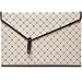 Storage Box, Foldable Non-woven Fabric Flip Top Lidded, White, Middle
