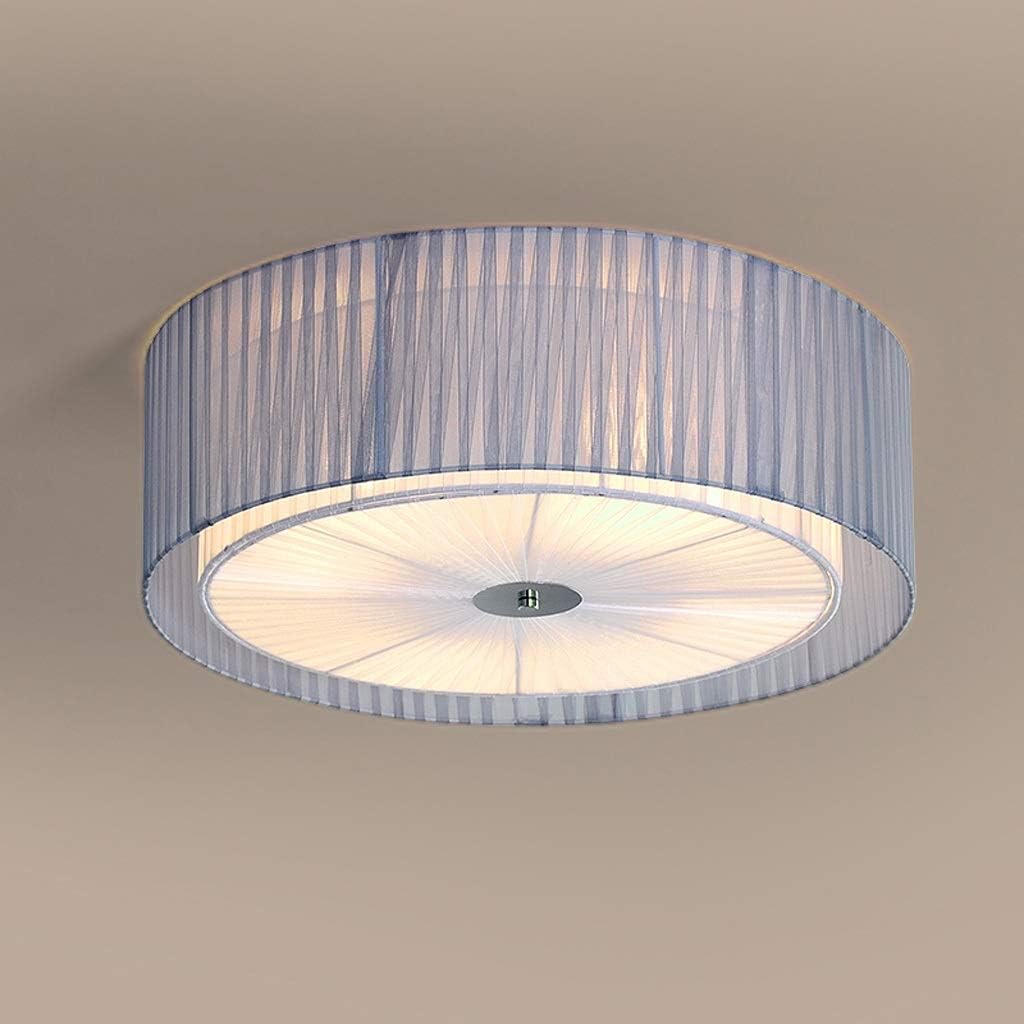 WZHZJ Lámpara de Techo de Tela Minimalista nórdica Minimalista Estudio de Sala de Estar Lámpara de Dormitorio Personalidad Creativa Iluminación de la iluminación de Tres Colores