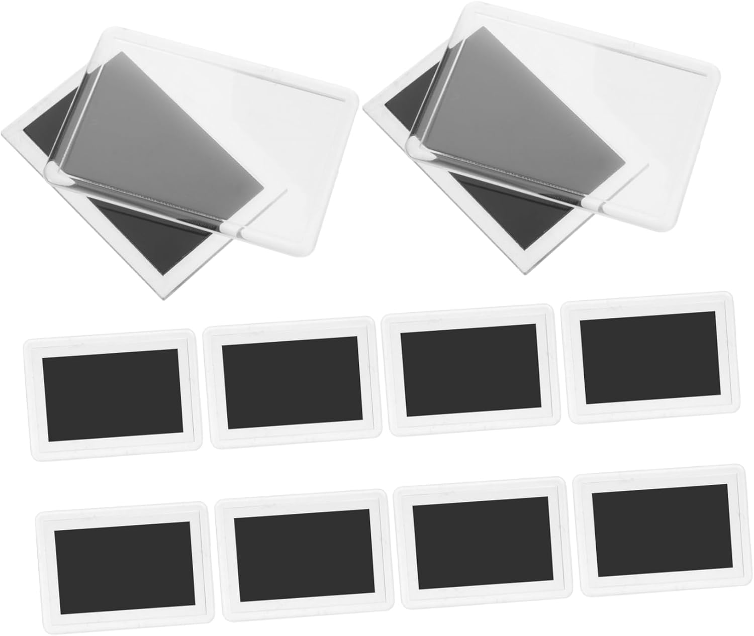 50pcs Magnetic Photo Frames for Fridge Versatile Picture Frames for Home Decor Easy Photo Swap Sturdy Design for Living Rooms and Bedrooms