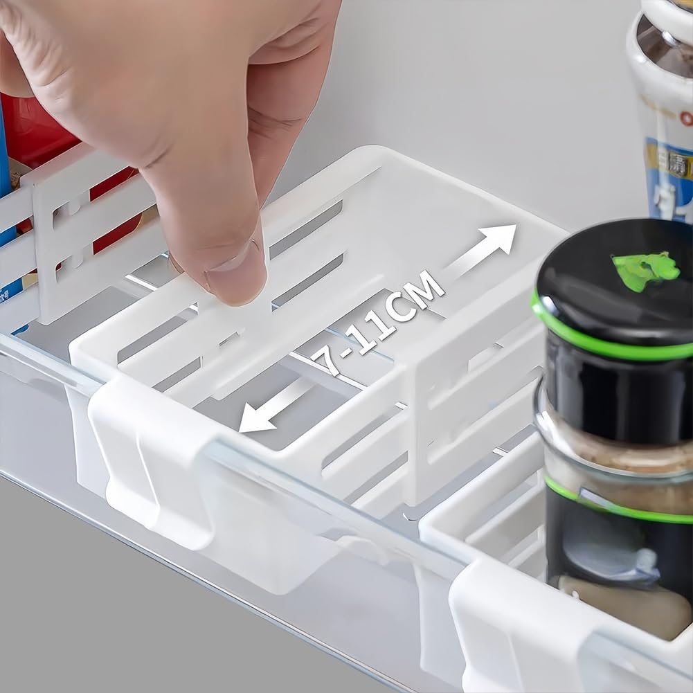 Cesta Ajustable para Puerta de Nevera Plástico(1 pc)