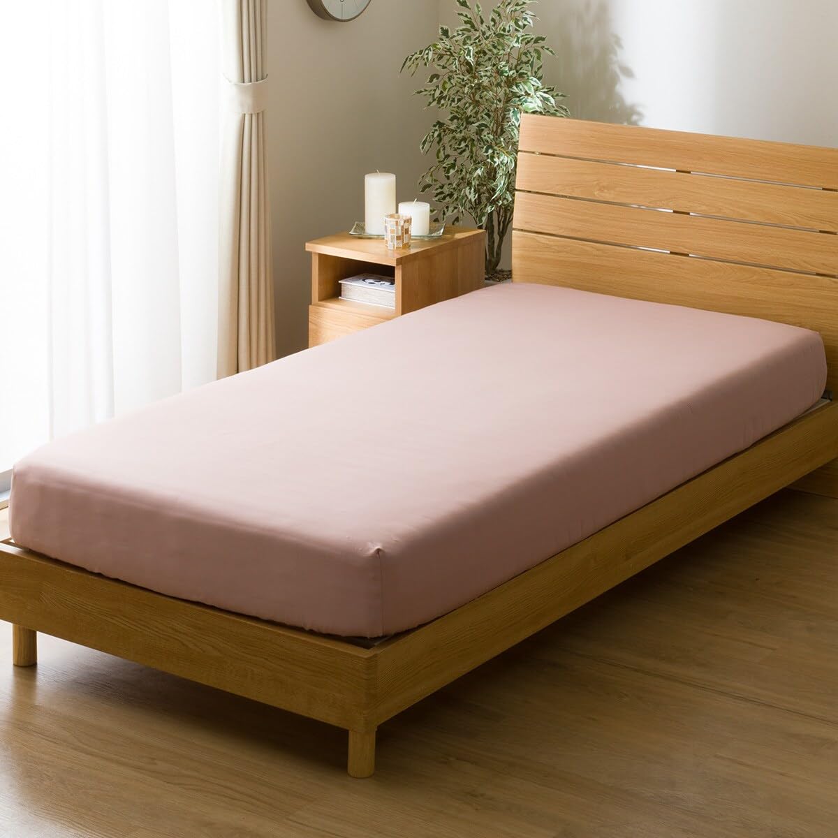 Amazon｜ニトリ(NITORI) 高密度サテン マルチすっぽりシーツ シングル