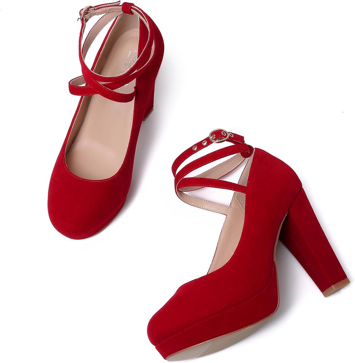 Mostrin Fashion Vintage Womens Small Bowtie Platform Pumps Ladies Sexy High Heeled Shoes - Image 6