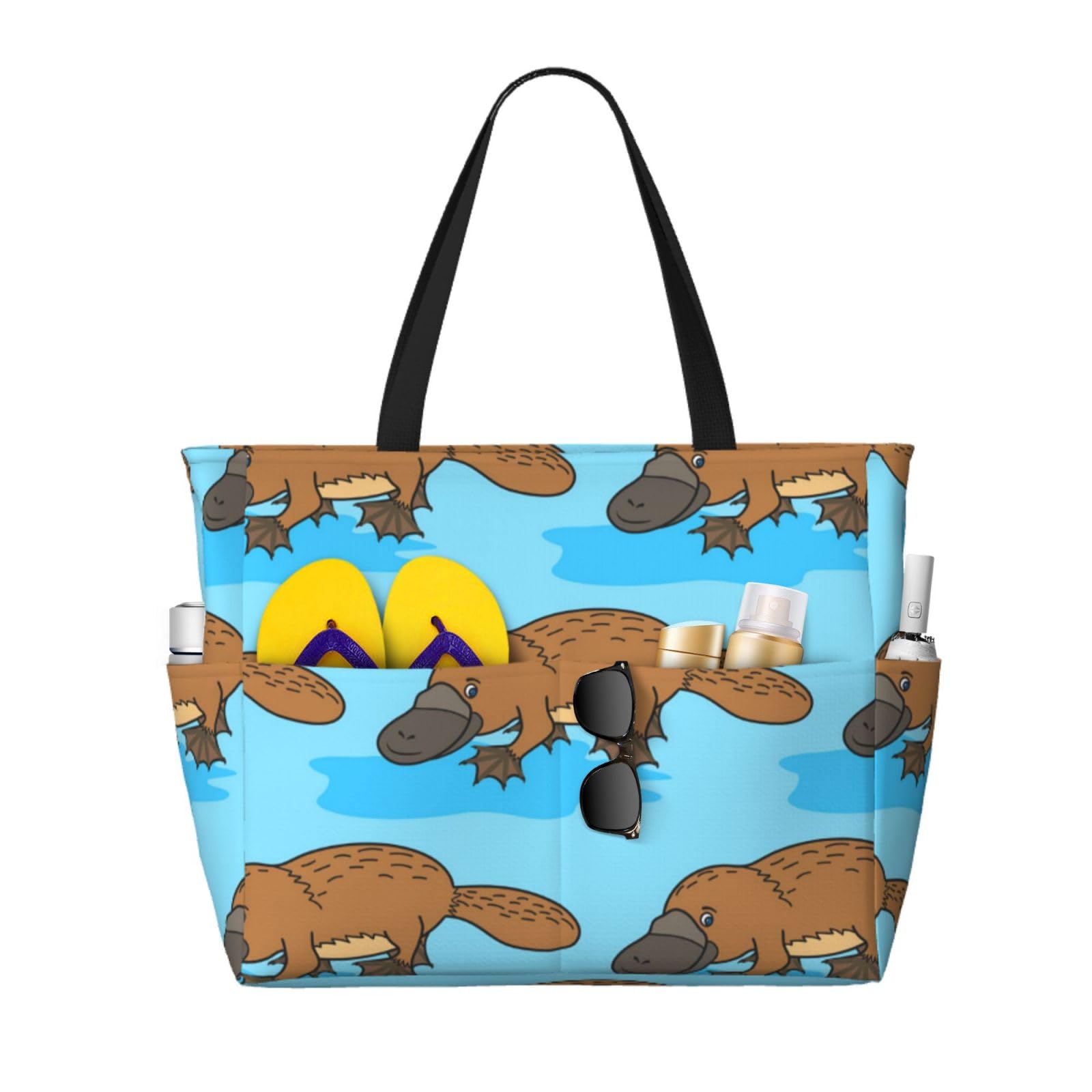 Sac de plage ornithorynque grand volume pour ne plus manquer de place - 8