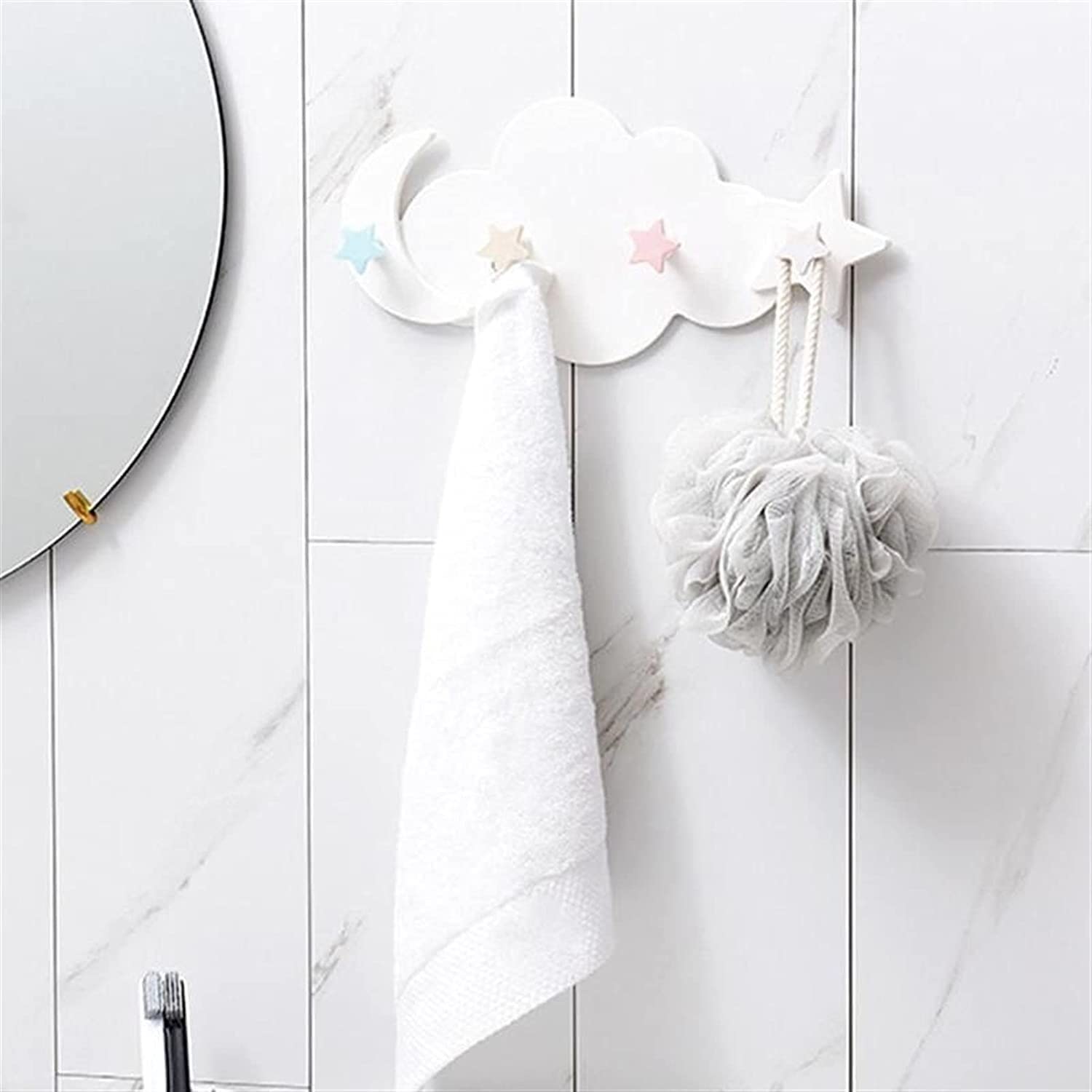 Garderobenhaken Haken Kleiderhaken Star Cloud Hook, Kleideraufhänger, Selbstklebend, An Der Wand Befestigter Kleiderhaken Kleiderhaken Wand Für Bad