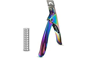 Premium Acrylic Nail Cutter with Magnet Sizer & Length Measurement