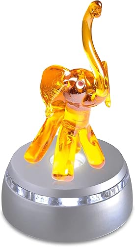 Miniatura 6 de Base de pantalla LED de 4  Base de luz para arte de vidrio  Pantalla de vidrio iluminada y luz base LED para cristales, figuras y más  Soporte de