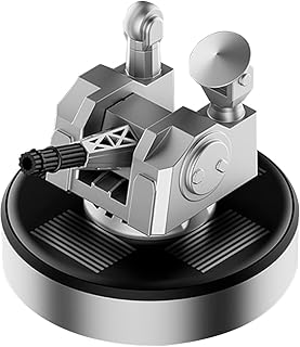 Solar Powered Rotating Artillery Car Air Freshener – Unique Dashboard Diffuser (2025 Edition)