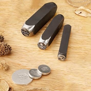 Custom Logo Stamp for Blacksmithing, Custom Metal Stamp, Personalized Blacksmithing Stamping Tool, Punch Stamps, Punched Dies, Iron Stamp Metal Embossing