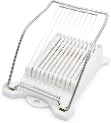 Fatiador de Frios Manual com 10 Cabos de Aço | Faca de Corte Preciso para Queijos e Embutidos