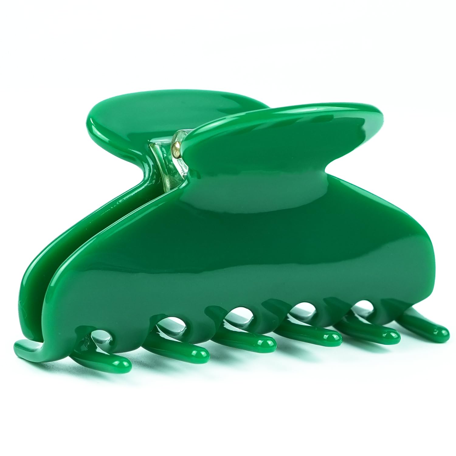 3-Inch Elegant Acetate Hair Claw Clip - Green