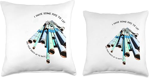 Miniatura 3 de Laying Some Dirty Pipe - Almohada de plumón, 16 x 16 pulgadas, multicolor