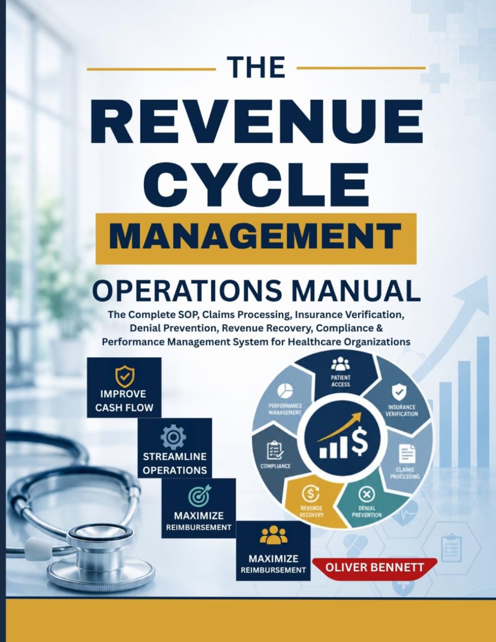 THE REVENUE CYCLE MANAGEMENT OPERATIONS MANUAL: The Complete SOP, Claims Processing, Insurance Verification, Denial Prevention, Revenue Recovery, Compliance & Performance Management System for Healthc