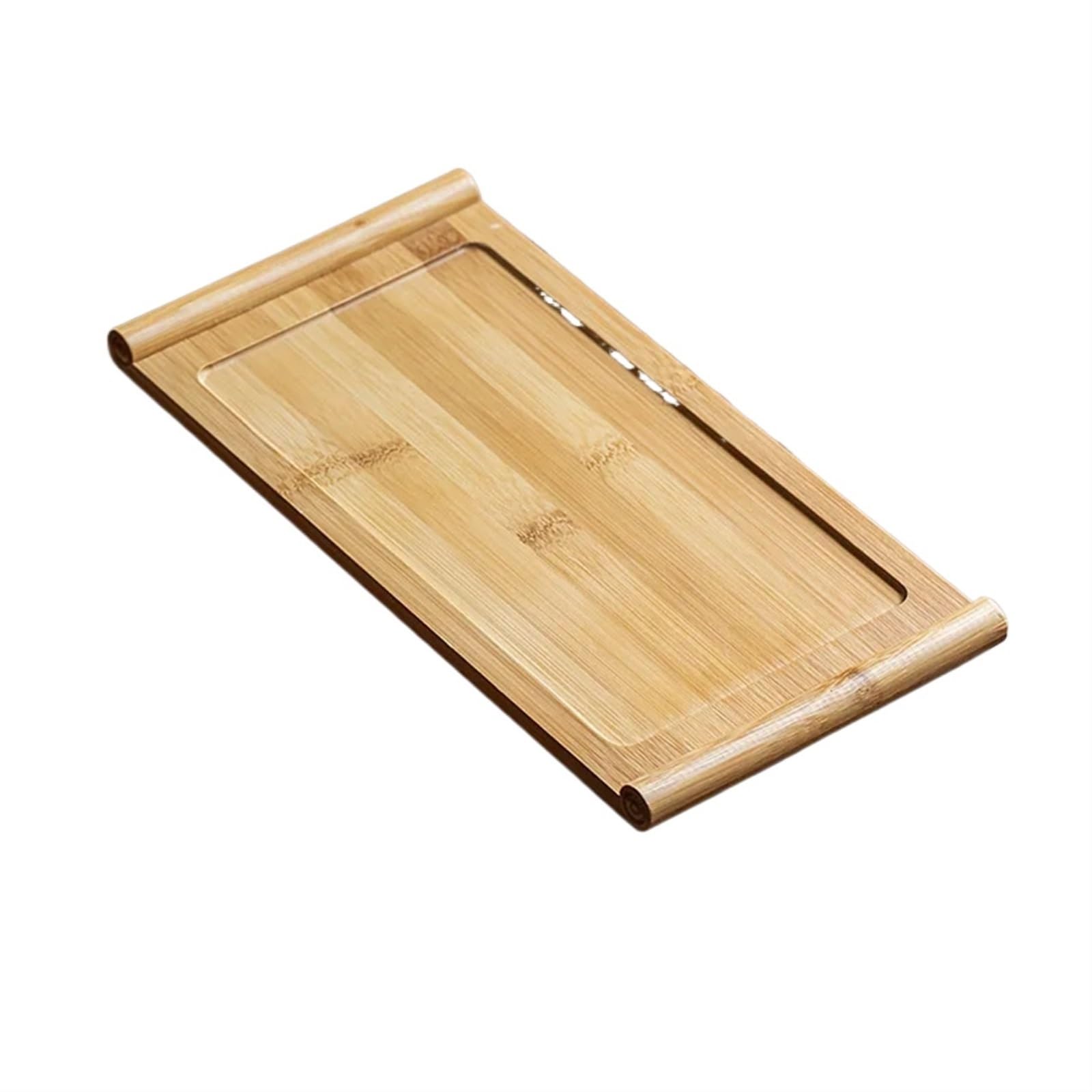 Bandeja de Madera Bandeja de Madera Bandeja de té casera de Madera Rectangular Bandeja de Pan de Madera Bandeja de Aperitivos de Restaurante de Hotel(33x16.5x2cm)