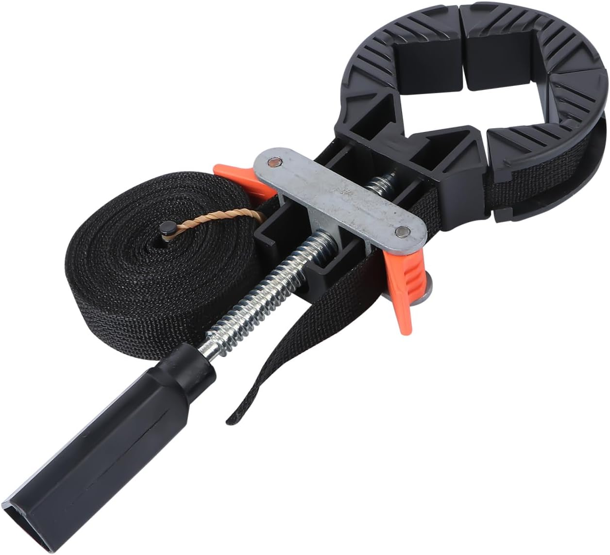 Fast Tightening Strap Clamp 90° Right-angle Woodworking Clamp Photo Frame Clip for Carpentry and DIY Wood Frame Assembly