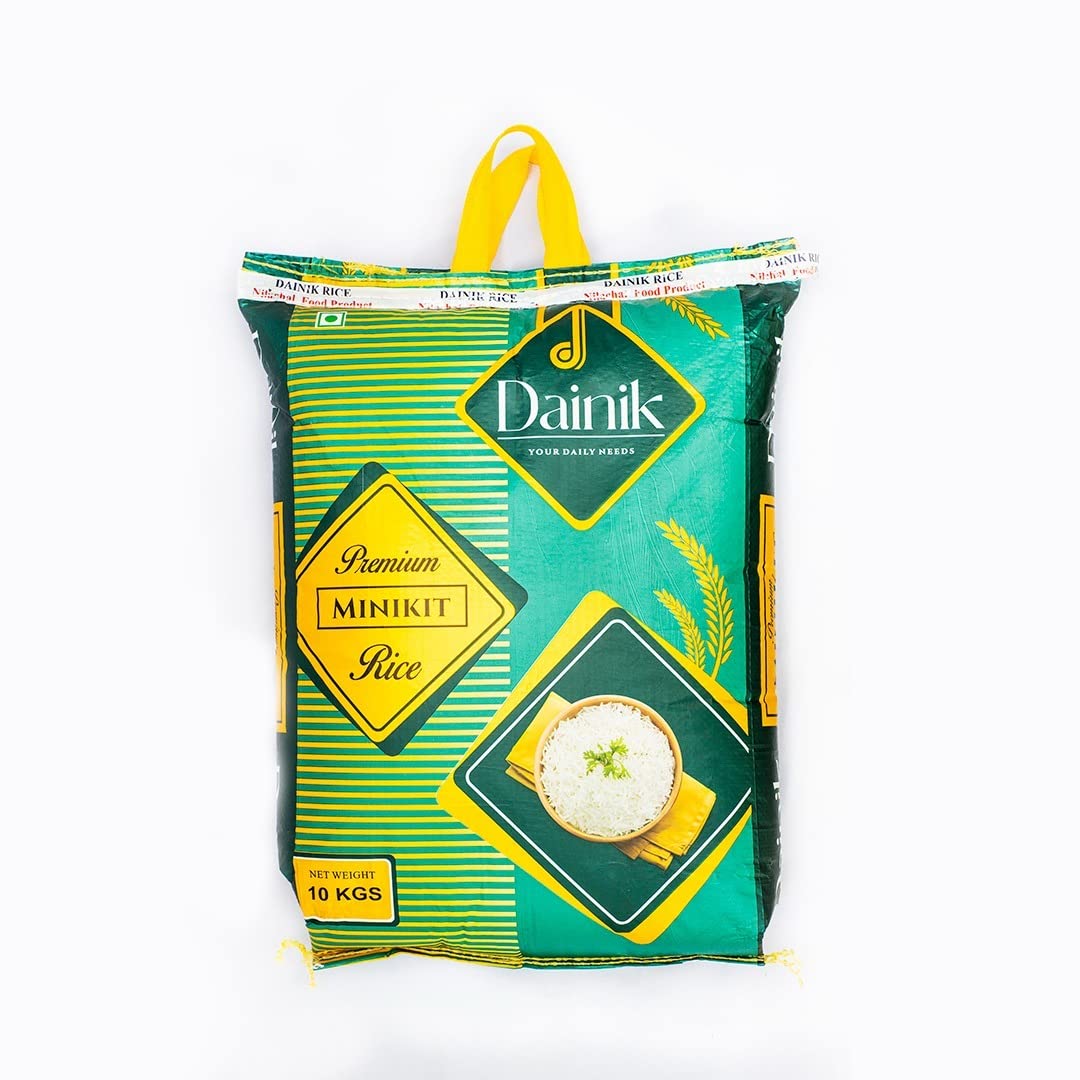 Dainik Premium Minikit Rice 10 kg | Indian rice for daily needs | Perfect for family party also (B0B8HJ91J6) Amazon Price History, Amazon Price Tracker