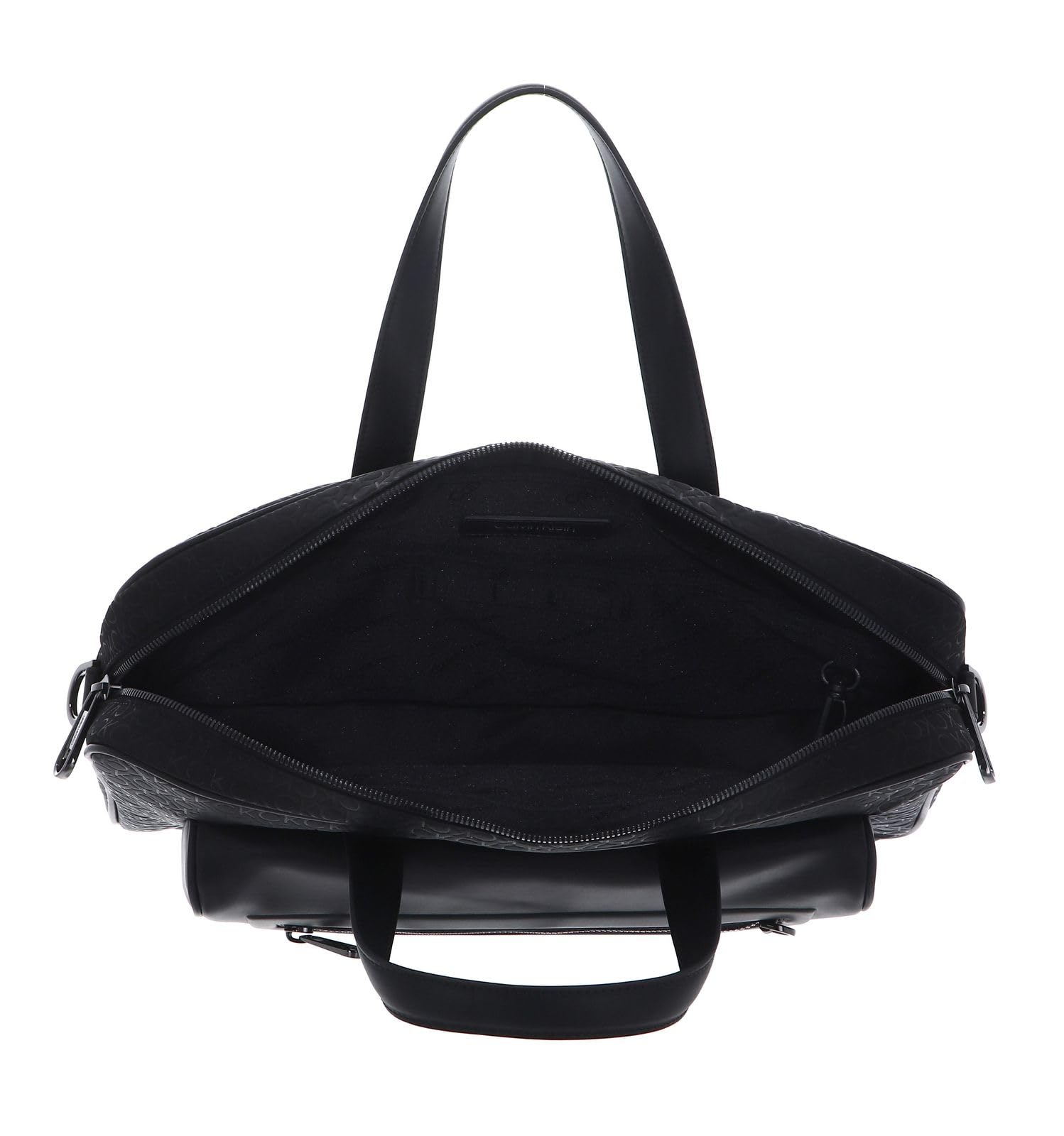 Calvin Klein maletín bolsa de ordenador portátil con compartimento para portátil CK Elevated Laptop Bag Repreve Black Tonal Mono negro