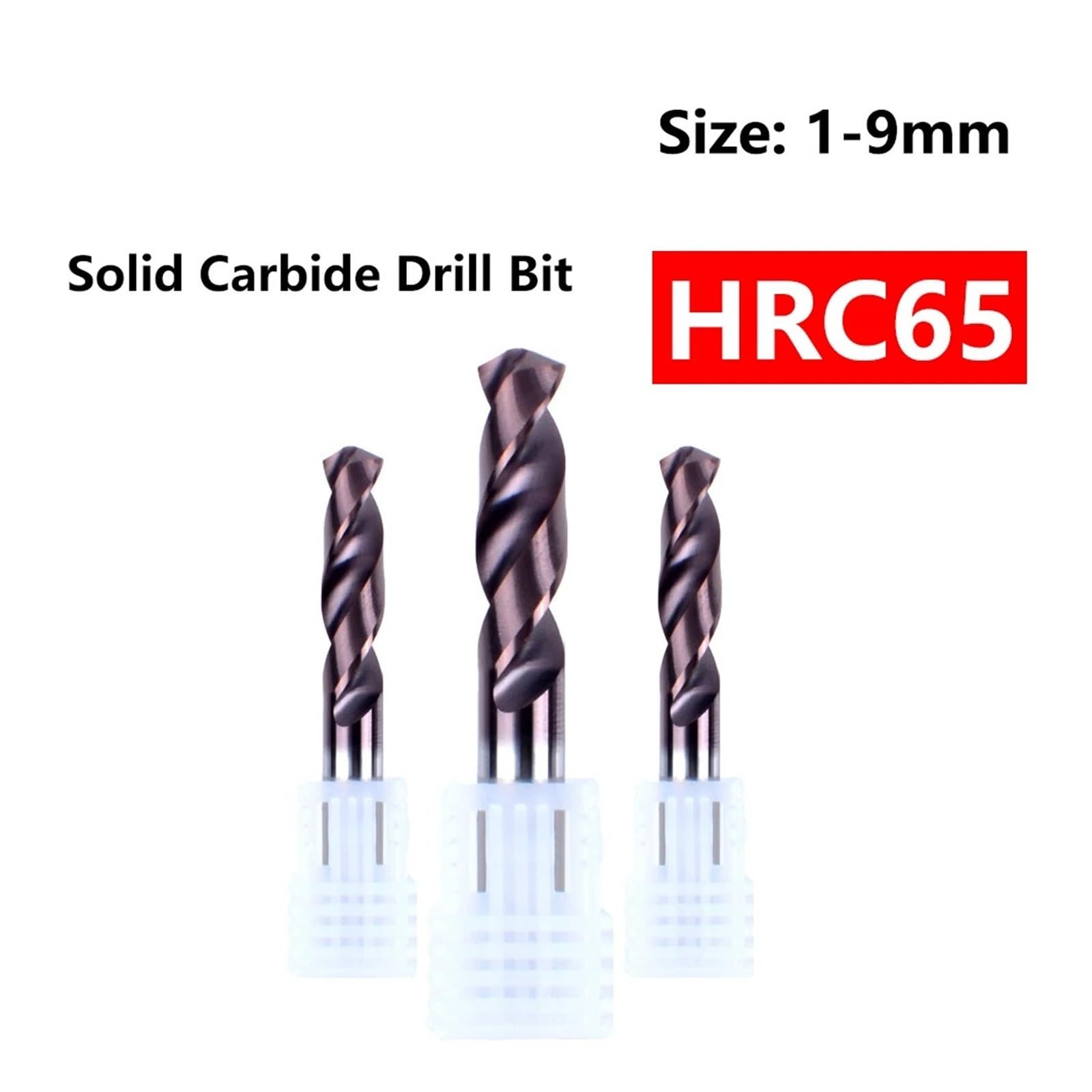 Wiertło z węglika spiekanego, HRC65, średnica 1,0-9,0 mm do stali hartowanej i stali nierdzewnej(6.1mm)