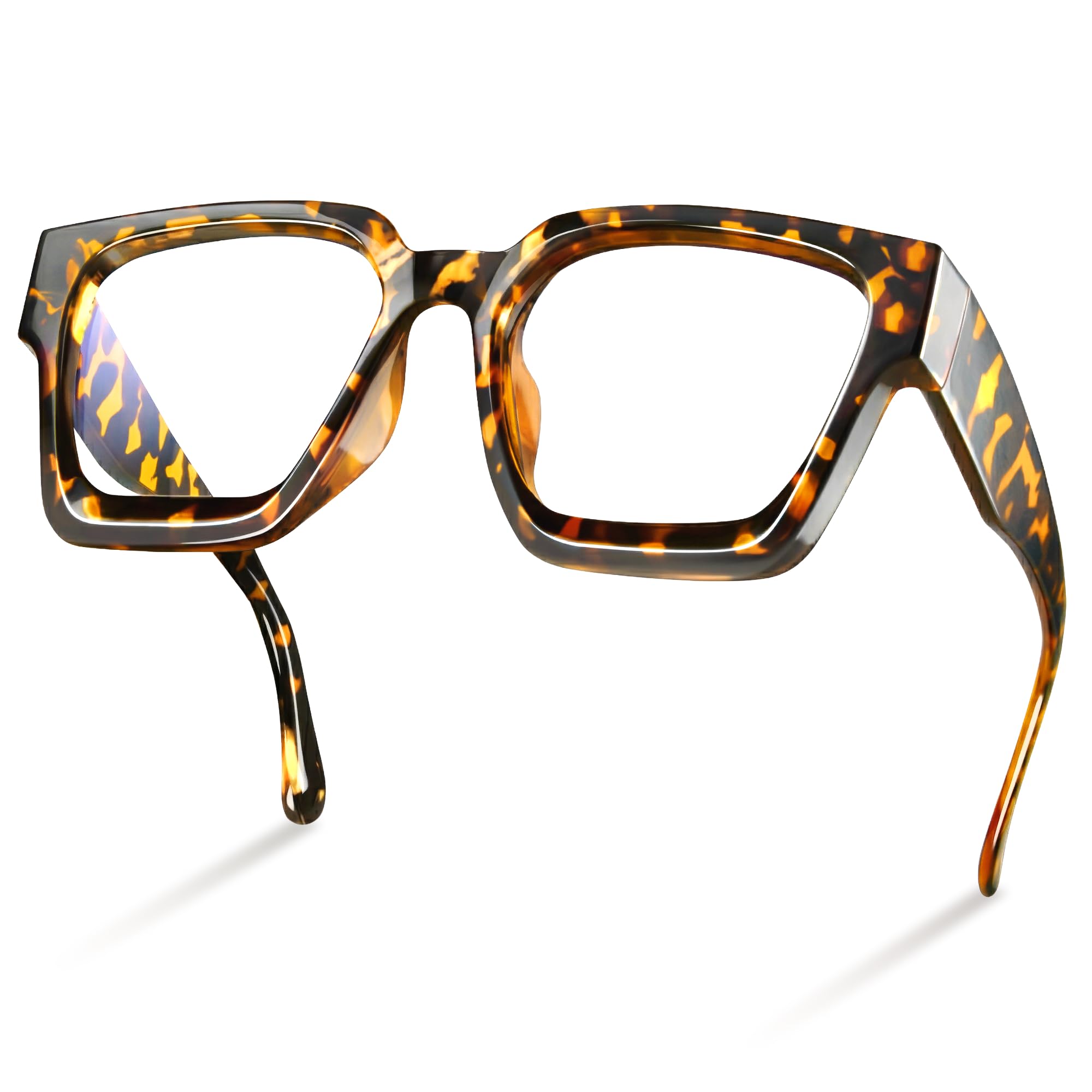 Photo 1 of livho Oversized Blue Light Blocking Glasses - Coco Tortoise