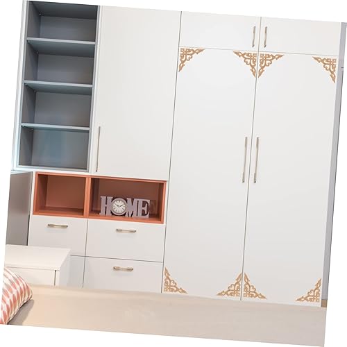 Miniatura 4 de Apliques decorativos de madera, 4 unidades, calcomanías de tallado de madera para esquinas de esquina, adornos para mejorar tu hogar