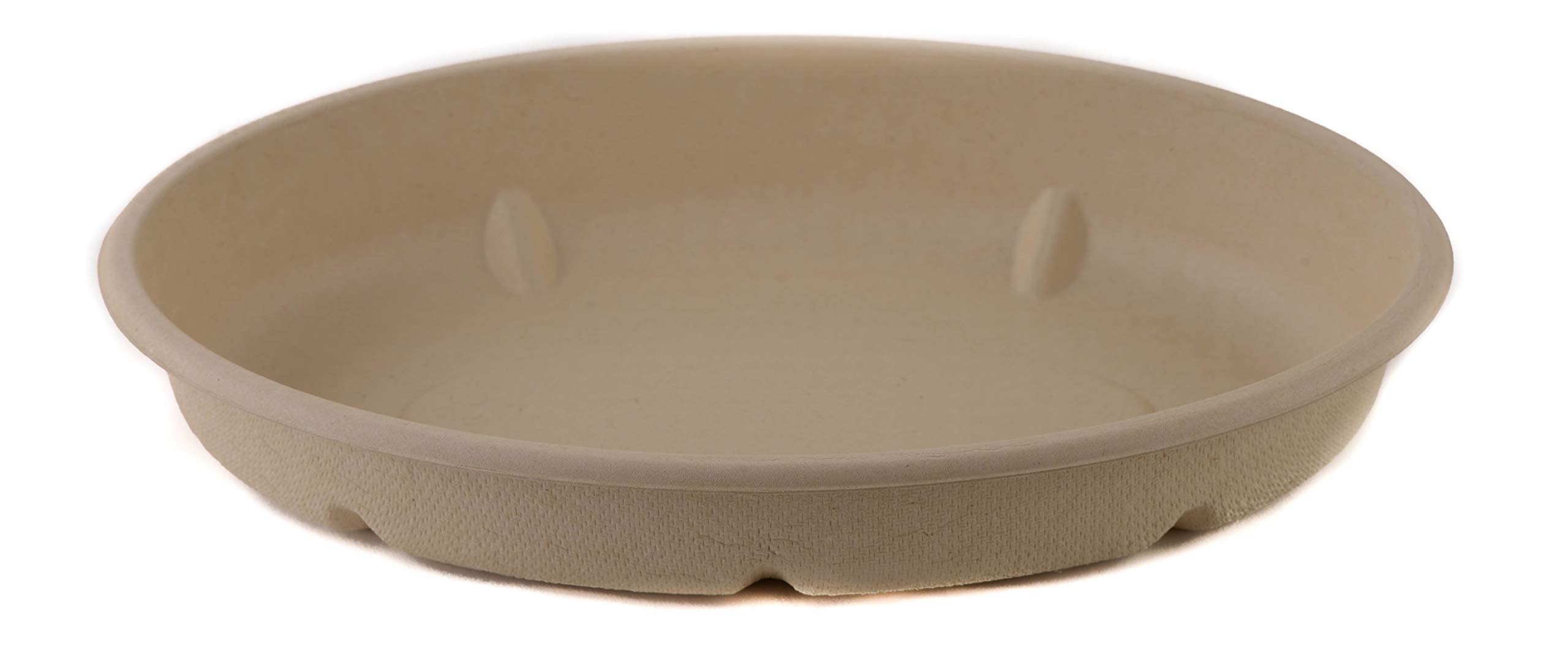 32 oz Compostable Burrito Bowls [125 PACK] - 100% Bio-Degradable Natural Sugarcane Bagasse Bamboo Fibers Sturdy Compostable Eco Friendly Environmental Paper Plastic Bowl Alternative Tree Free