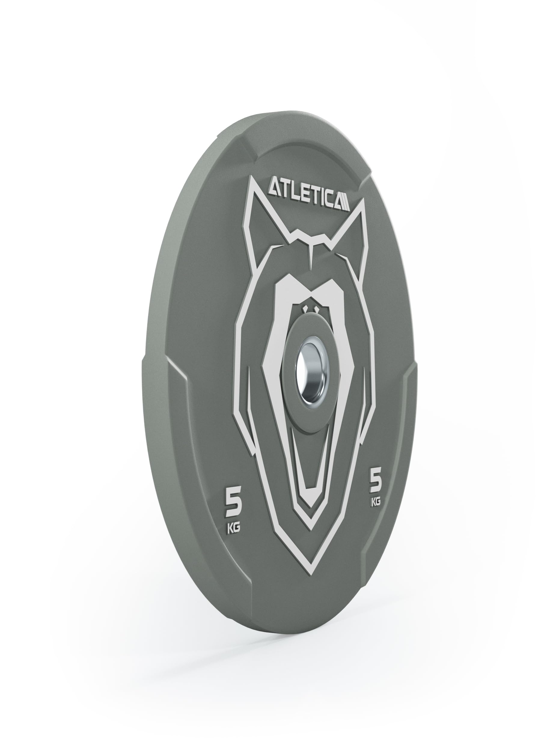 ATLETICA Animal Bumper Plates 5kg, Paar, Hochwertiger Gummi