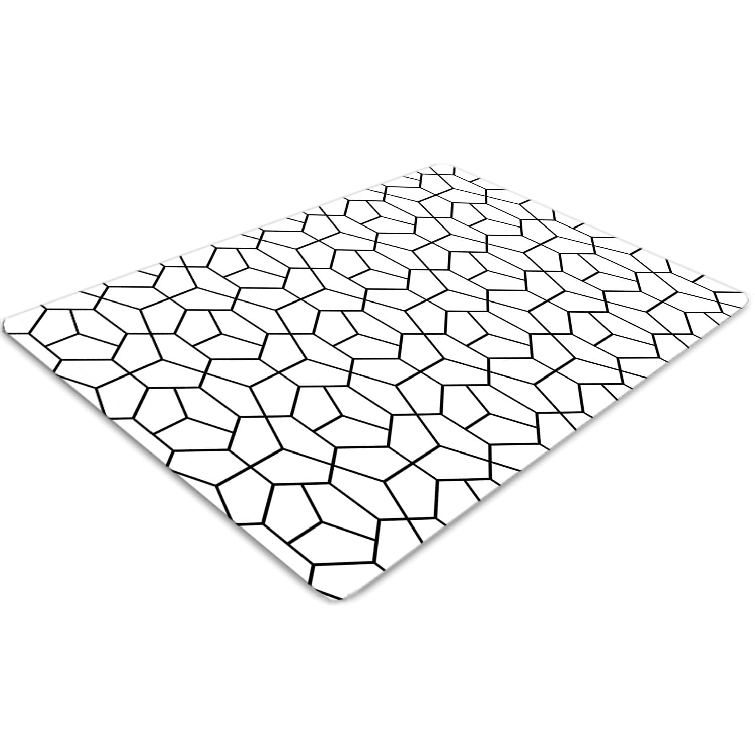 Tapis de chaise haute résistance aux dommages en PVC étanche antidérapant 120x90