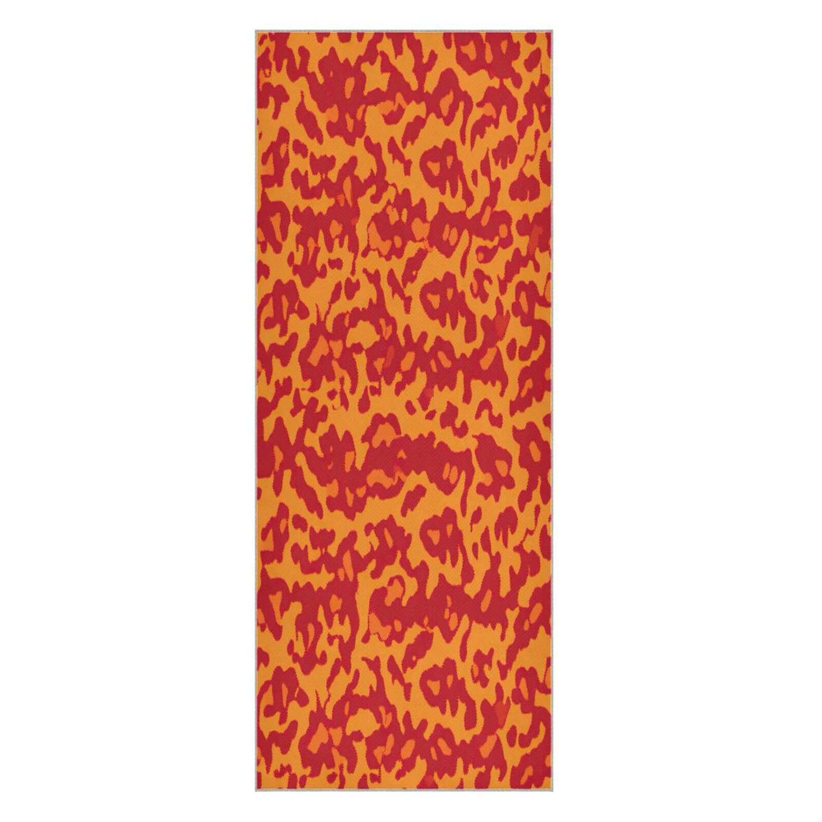 Wassud Halloween Cute Horror Yoga Towel Mat with Organizer Bag Sweat Absorbent Yoga Mat Towel Non Slip for Hot Yoga Pilate Fitness 27