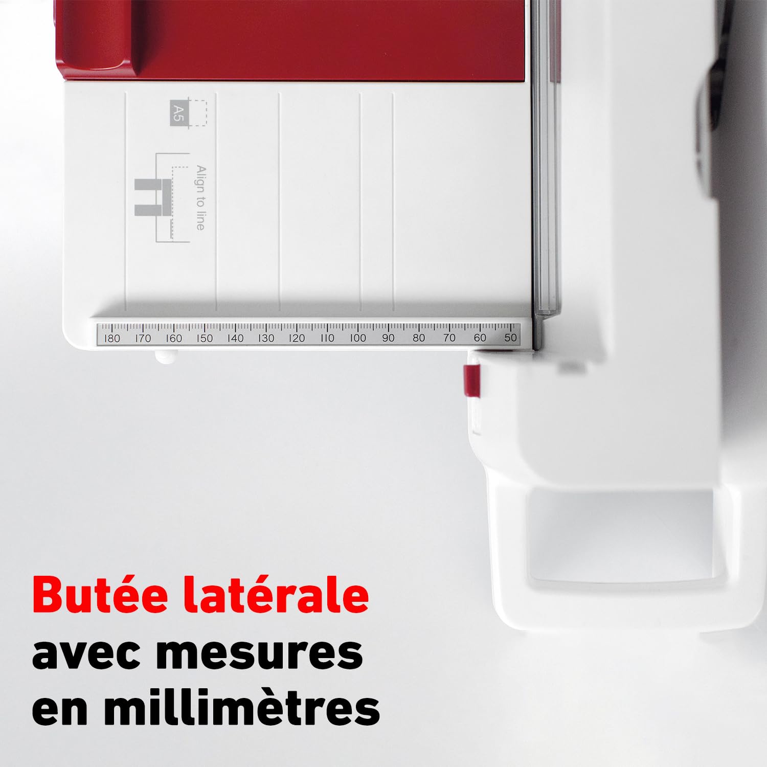 IDEAL 3006 Massicot de bureau, pour couper jusqu'à 60 feuilles sans effort, longueur de coupe 300 mm
