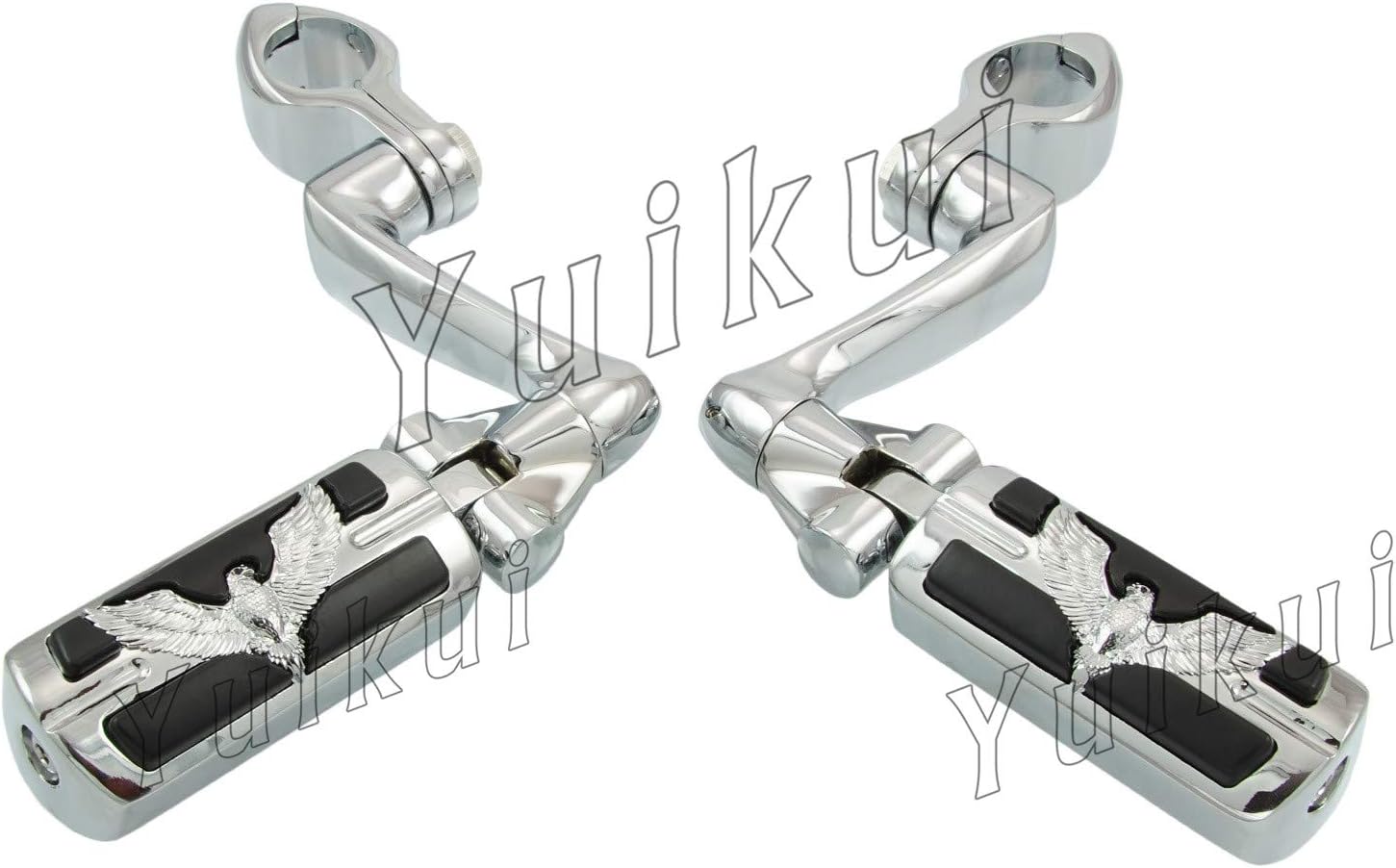 Universal Motorcycle Highway Pegs Crash Bar Foot Pegs With