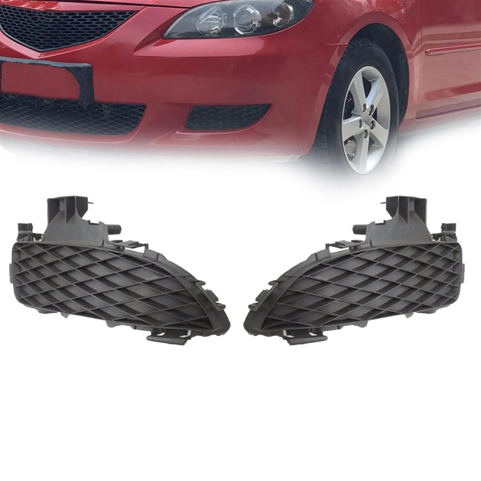 Cubierta de luz antiniebla de alta durabilidad para coche Mazda 3 8