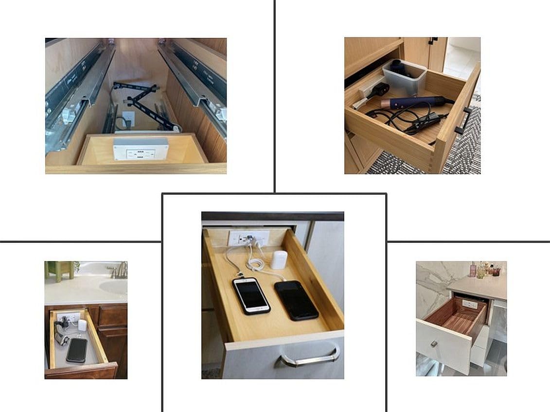 Compact in-Drawer Outlet Docking Station — Amazon image 8