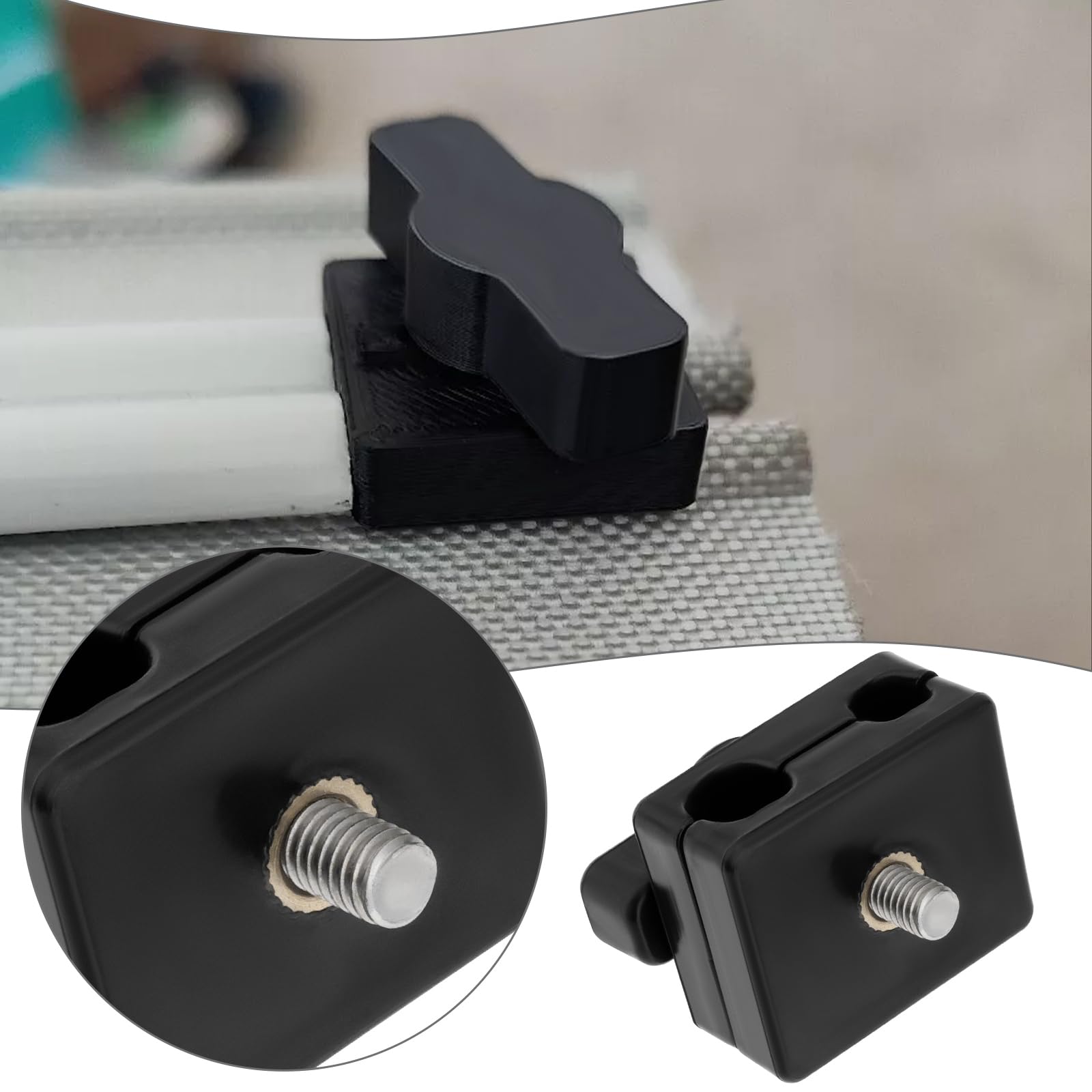 Blocs De Verrouillage Pour Rail D'auvent De Caravane - Pinces Kador Pour Bandes 6x6mm, 8x6mm, 6x4mm