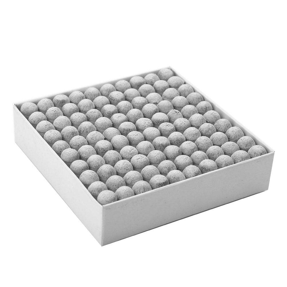 Dilwe 100Pcs Billiard Cue Tips, Soft Billiard Replacement Cue Tip Snooker Pool Cue Ferrule Tips (13mm / 0.51in)