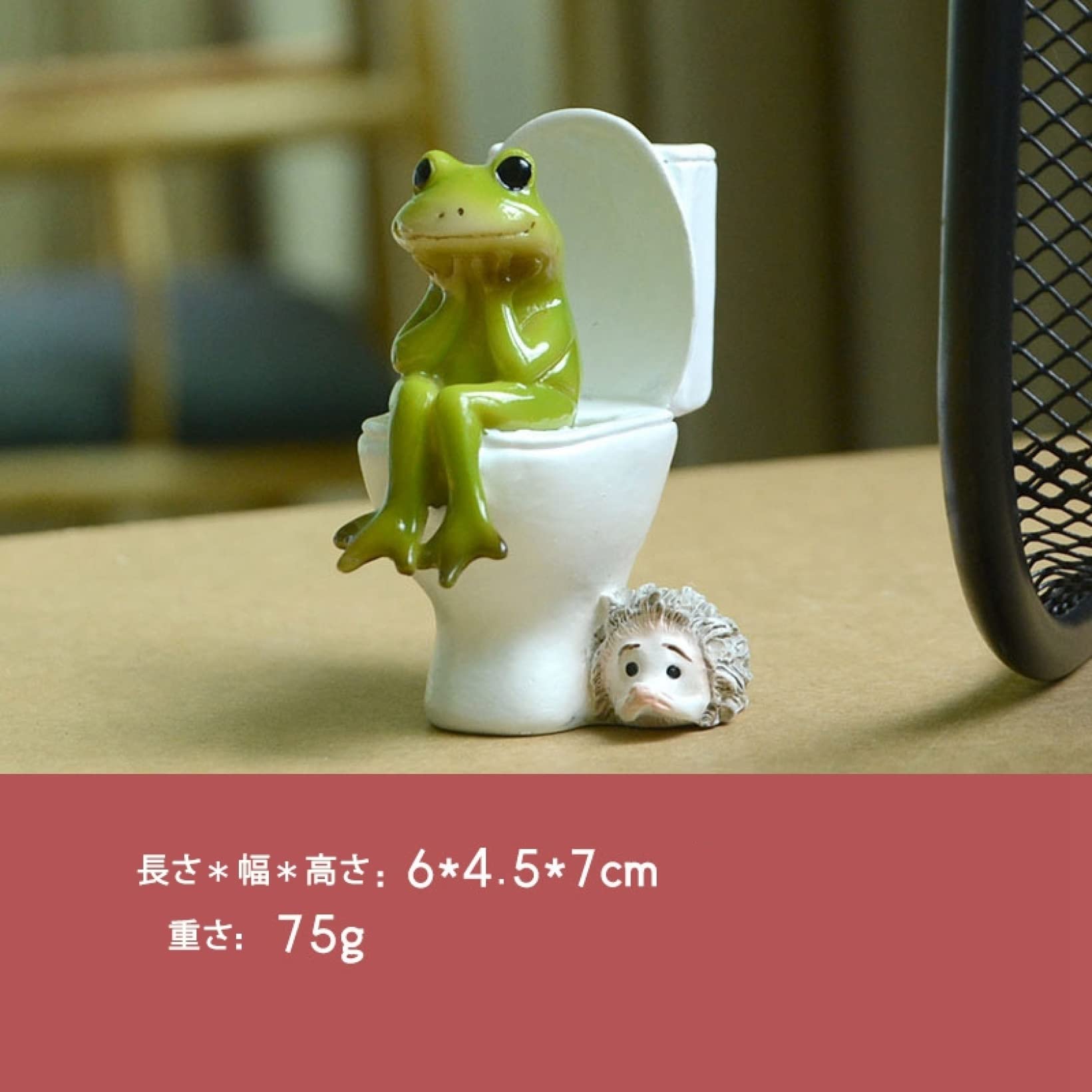 Amazon.co.jp: トイレとカエル オブジェ カエル F グッズ 置物 玄関