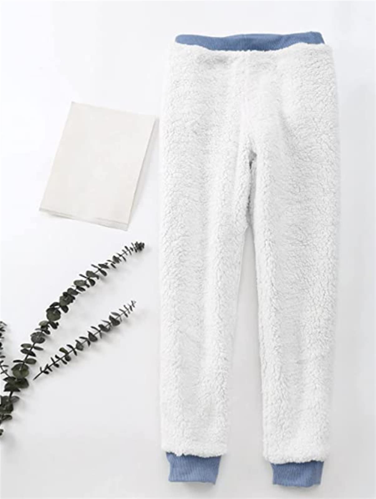 Pantalon Chaud for Femme, Pantalon Athlétique en Peluche for Femme avec Doublure en Polaire, Pantalon De Sport Épais, Pantalon De Survêtement Chaud