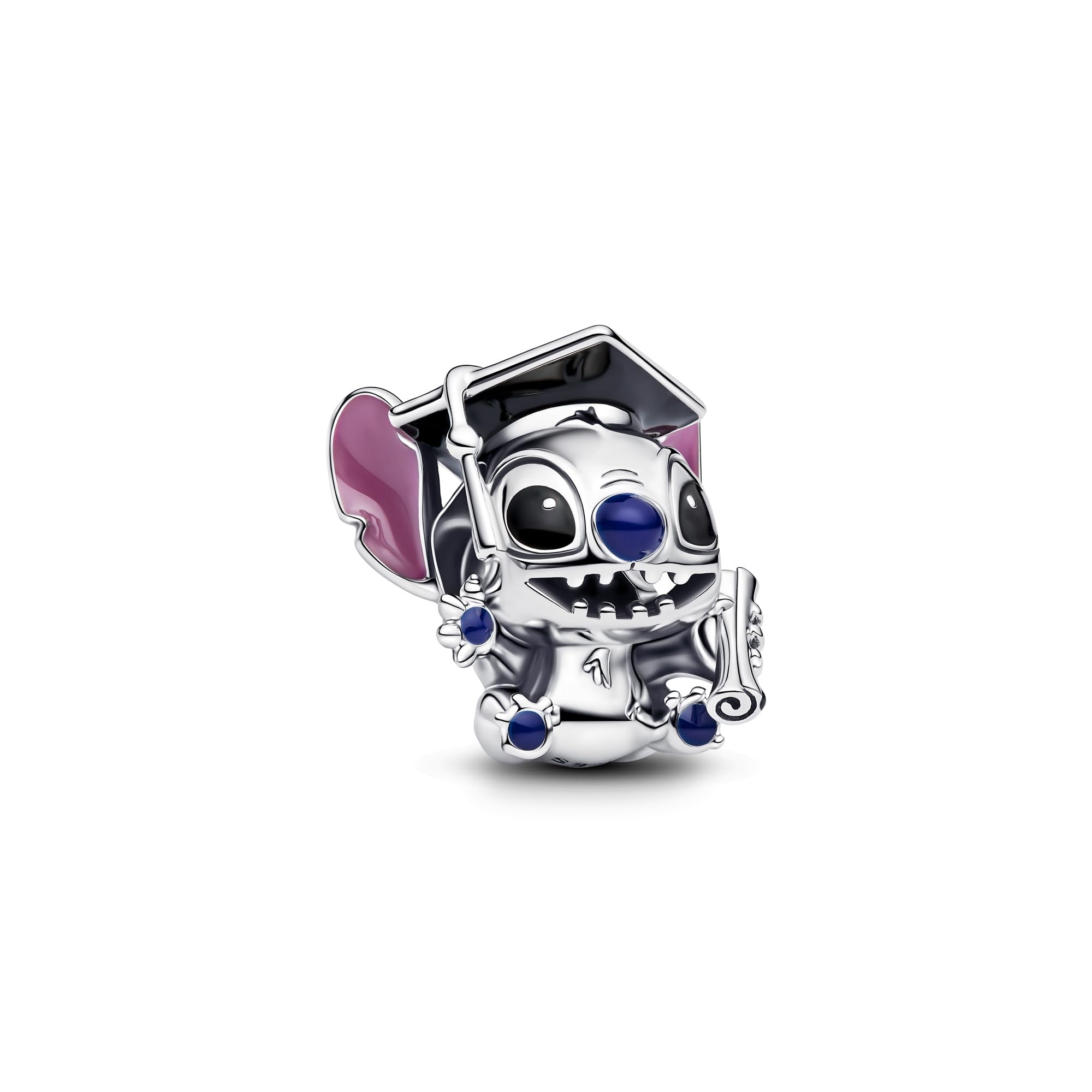 Abalorio de plata de ley 925 con diseño de alienígena compatible con Pandora, Trollbeads, Chamilia, Biagi y otras pulseras del Reino Unido. Metal, no es una piedra preciosa