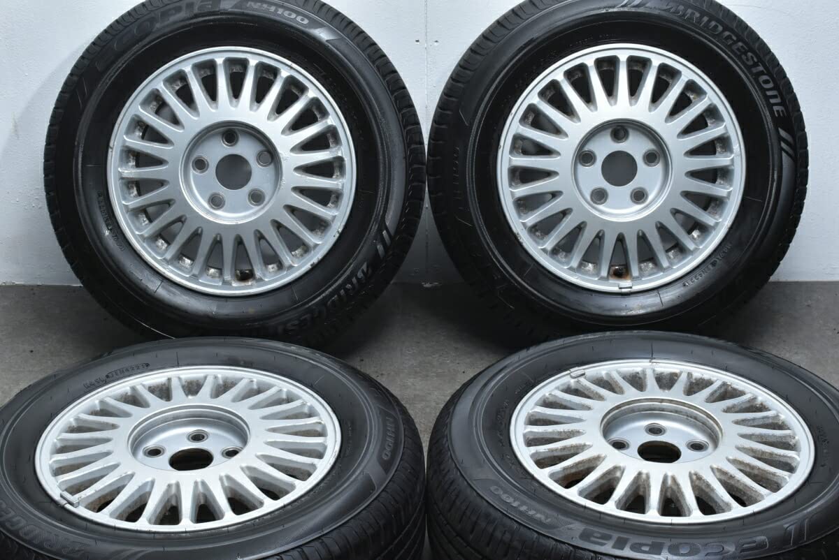 Amazon | 中古 タイヤホイール 4本セット 15インチ 6.5J +50 205/65R15 