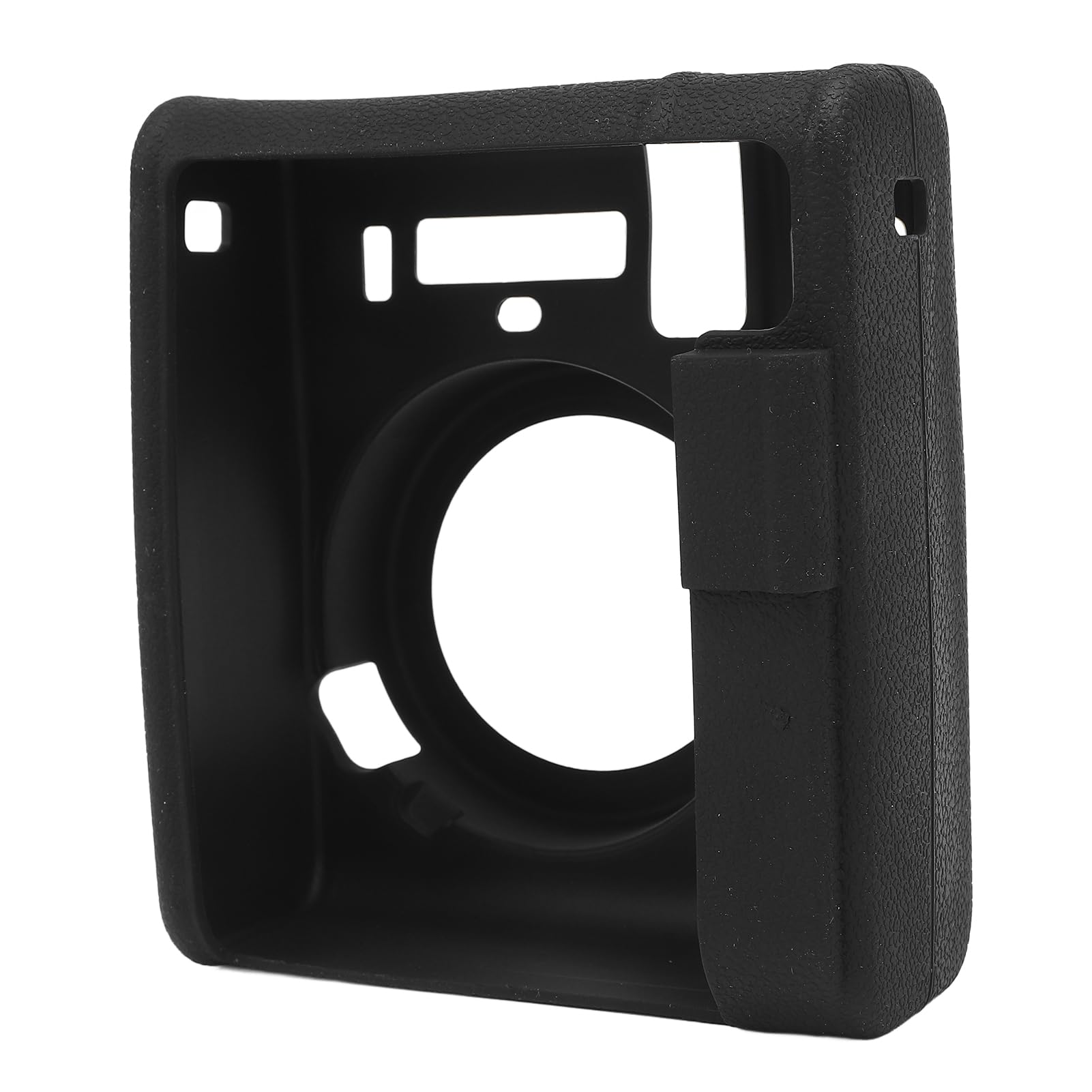 Custodia in Silicone per Fotocamera Istantanea Custodia Protettiva Antigraffio Antiurto per Fotocamera Istantanea Morbida per la Pelle del Corpo per Esterni (Nero)