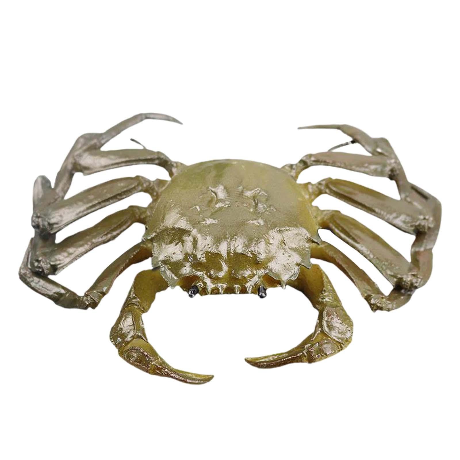 Amazon | Almencla カニの置物、海洋動物モデルフィギュア 