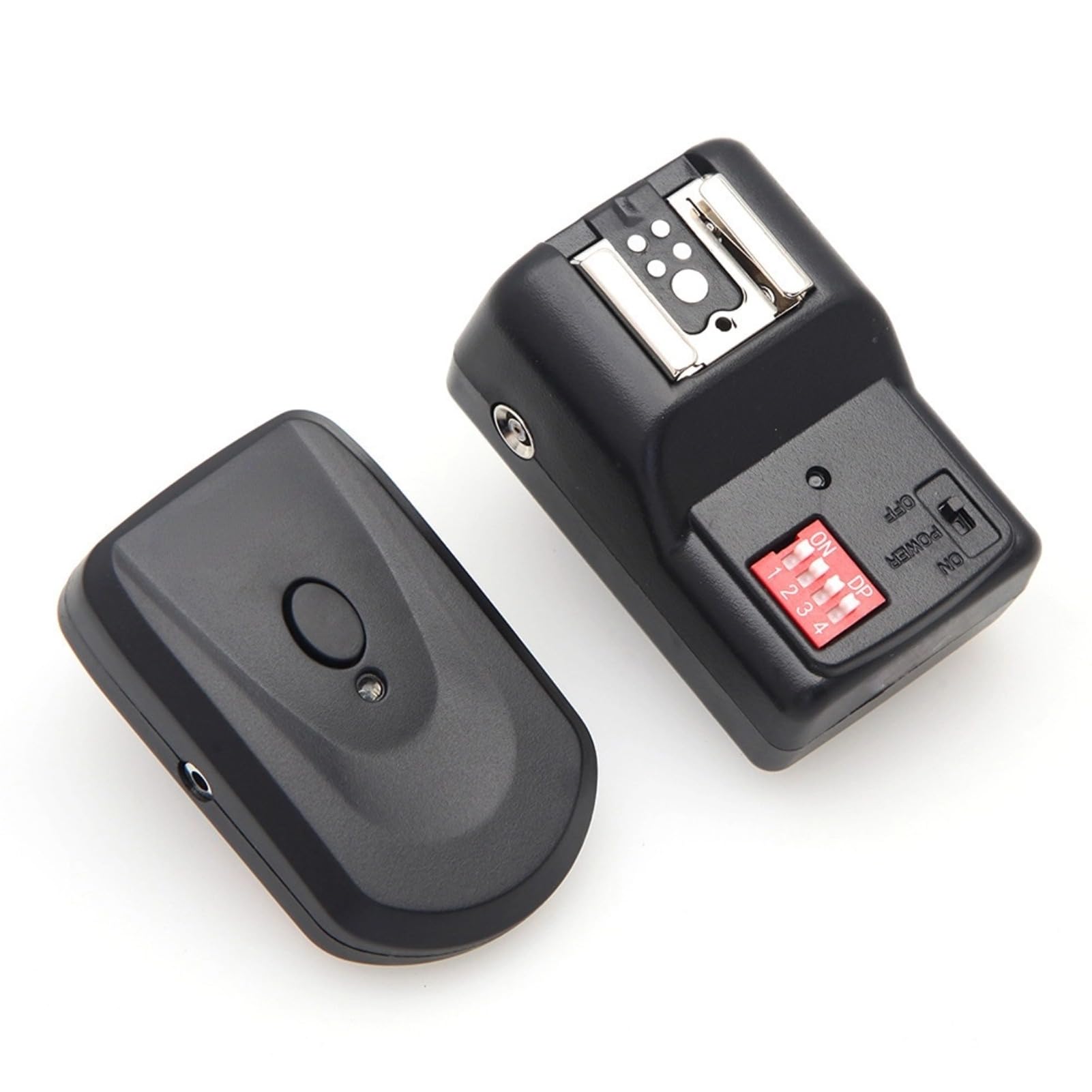 Ensemble de Déclencheur de Studio Flash Radio sans Fil 16 Canaux, Le Déclencheur de Flash Studio sans Fil Comprend émetteur, Récepteur et Une Ligne de Synchronisation