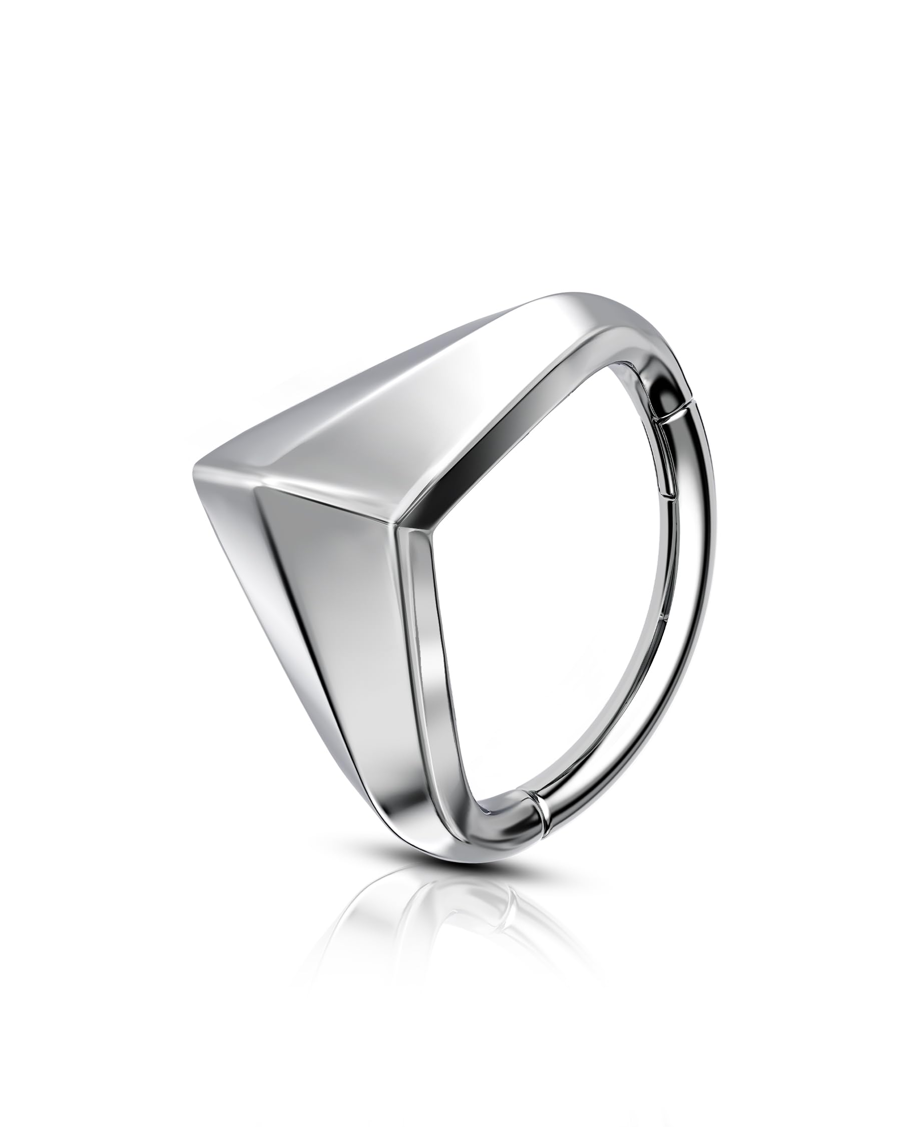 COCHARM Minimalist Cartilage Hoop Earring 16G Silver Helix Piercing Jewelry 316L Stainless Steel Septum Conch Piercing Jewelry