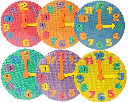 Amazon.co.jp: お風呂でパズル 時計 知育玩具 色ランダム : おもちゃ