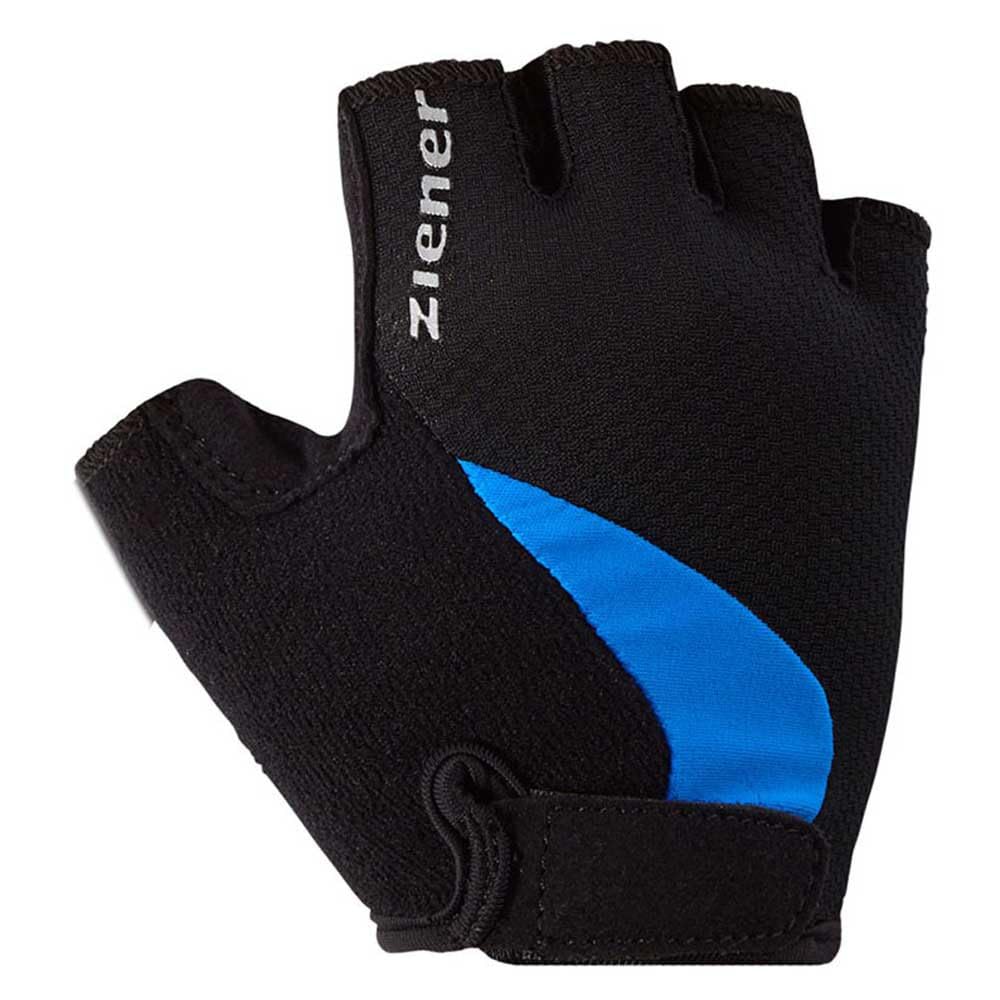 Ziener Kinder CRIDO Fahrrad-, Mountainbike-, Radsport-Handschuhe | Kurzfinger - atmungsaktiv/dämpfend, persian blue, L