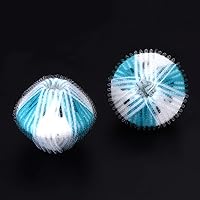 Vista 7 de Removedor de pelo de mascotas para lavandería, 6 bolas reutilizables para lavar pelusas para lavadora y secadora, bola para quitar el pelo largo