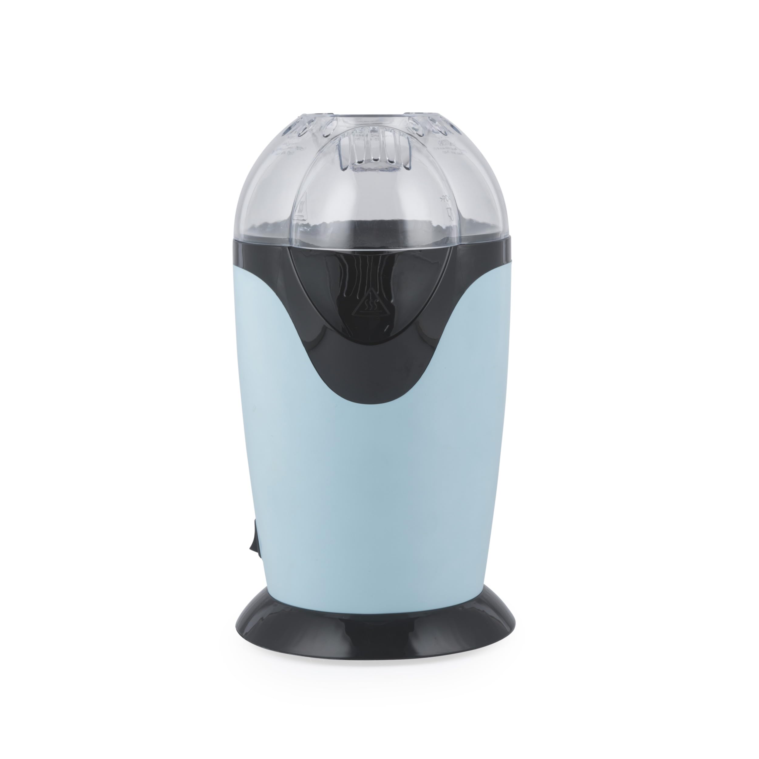 Giles & Posner Electric Popcorn Maker – Hot Air Circulation, Measuring Cup Included, Ready in 3 Mins, Oil-Free Healthy Snacks, Ideal for Movie Night, Parties and Home Cinema, 1200 W, Matte Blue