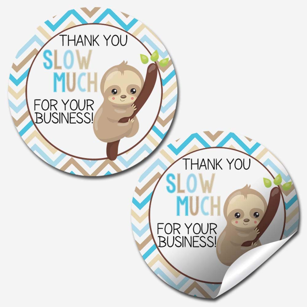 Stickers Thank You de 3,8 cm pour fermer les enveloppes et courriers de créateurs
