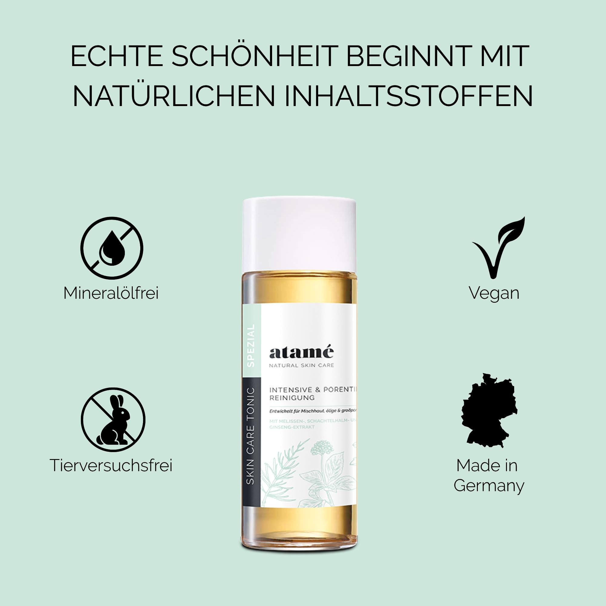 Tonic Spezial – Tiefenreinigung und Pflege für Mischhaut und ölige Haut, 500 ml